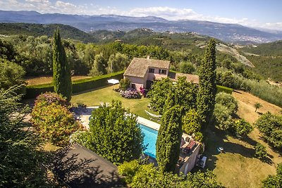 Villa panoramica a Tanneron con piscina