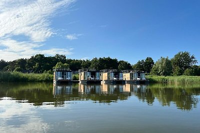 Luxe woonboot voor 3 personen, aan zee.