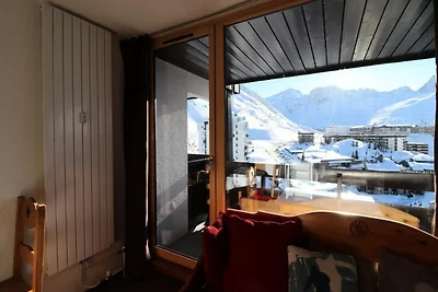 Apartment in Tignes mit Blick auf den...