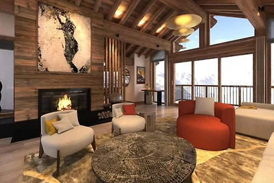 Chalet in Les Places met toegang tot de...