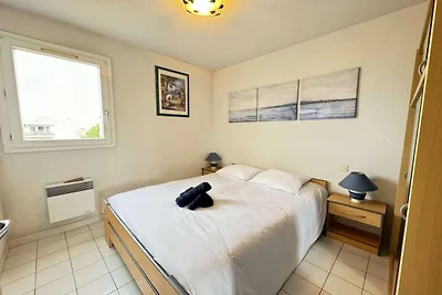 Appartement vlakbij het strand met balkon