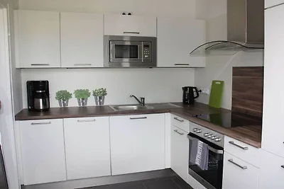 Holiday home in Hage with swimming pool