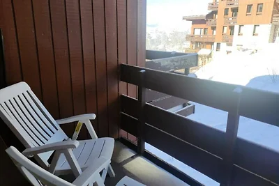 Apartment in Plagne 1800 mit Skizugang