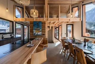 Chalet a Les Tines con vista sul Monte Bianco