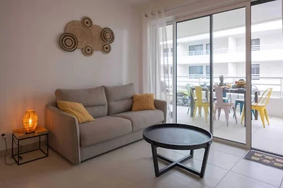 Gemütliches Hafenapartment mit Pool