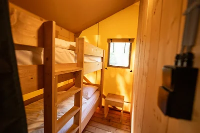 Schönes Safarizelt mit Badezimmer im...