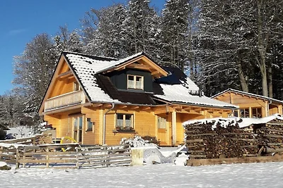 Cabane en bois dans le parc national