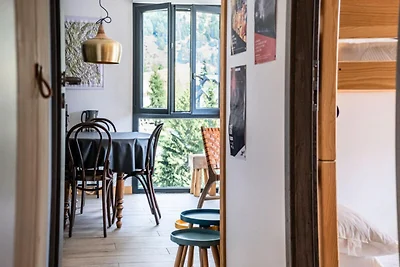 Apartment in Venosc mit Blick auf den...