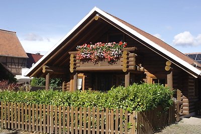 Lovely Log House in Harzgerode with Terrace a...