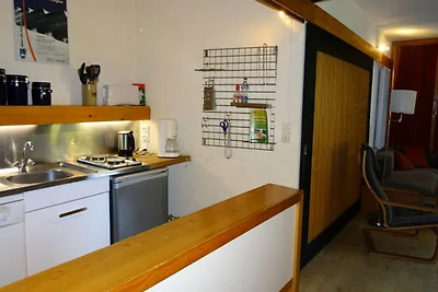 Wohnung in Les Arcs mit Waldblick