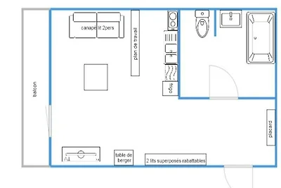 Appartamento monolocale a Notre-Dame-de-Belle...