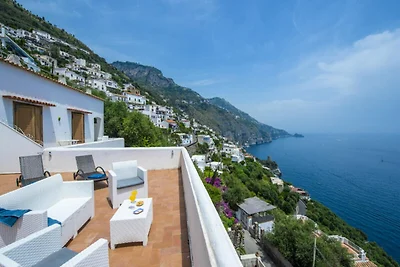 Villa a Praiano con terrazza vista mare