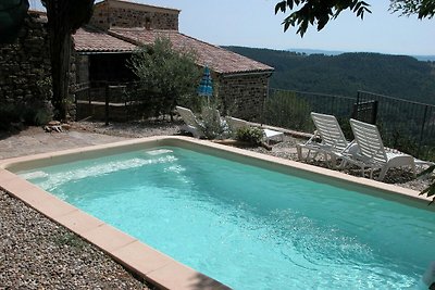 Ferienhaus mit privatem Pool