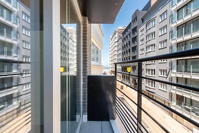 Apartment mit seitlichem Meerblick in Ostende