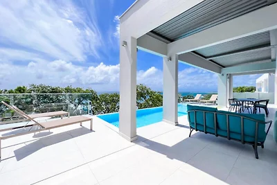 Villa a Saint-François con piscina a sfioro