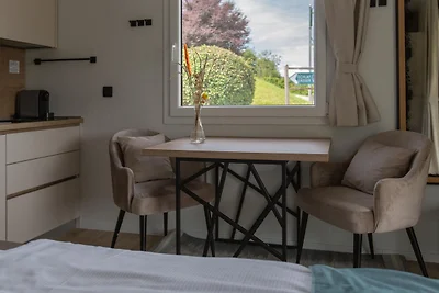 Lakeside chalet in holiday park