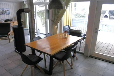 Vakantiehuis met sauna op vakantiepark Mirow