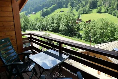 Apartment in Grand-Bornand mit Bergblick