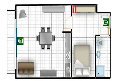 Ruime studio te Middelkerke