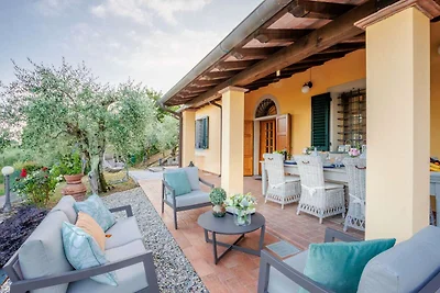 Villa nabij Lucca met wijngaardzicht