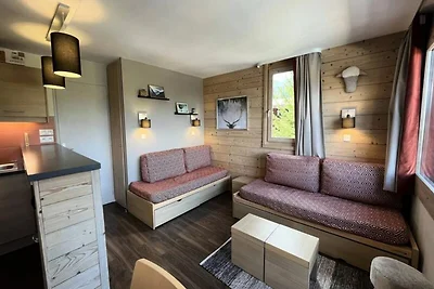 Wohnung in Plagne 1800 mit Bergblick