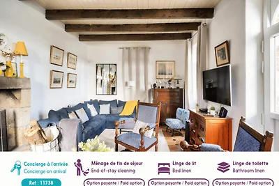 Haus auf der Insel Queffen mit Garten und...