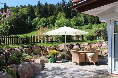 Rosengarten im Ferienhaus Carola