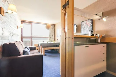 Apartment in Les Arcs mit Blick auf das Tal