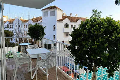 Apartment in Nerja mit Meerblick und Spa