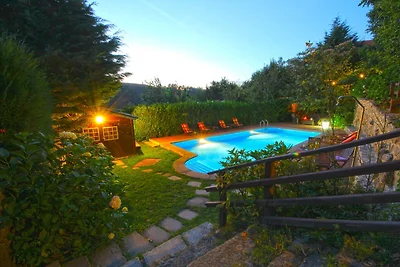 Ferienhaus mit Garten in Strandnähe