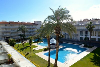 Wohnung in Estartit mit Poolblick