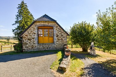 Oude boerderij bij Auvergne-vulkanen