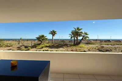 Appartement met zeezicht in Valras