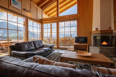 Chalet in Veysonnaz bij Skiliften