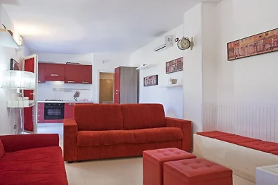 Rosso con piscina - spiaggia privata inclusa
