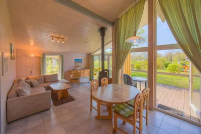 Vakantiehuis met sauna op vakantiepark Mirow