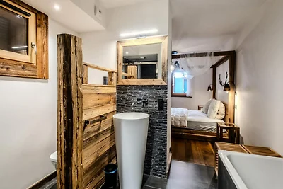 Apartment in Les Gets mit Sauna und Aussicht