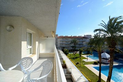 Wohnung in Estartit mit Poolblick