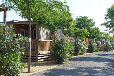 Schönes Mobilheim mit Terrasse