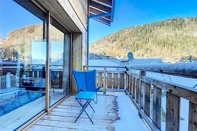 Apartment in Morzine mit Blick auf die Alpen