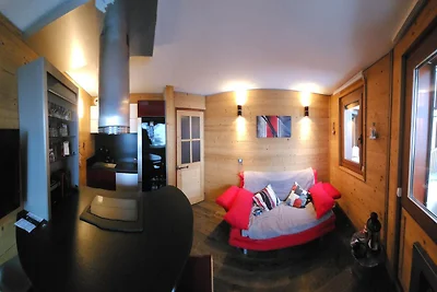 Wohnung in Doucy mit Bergblick