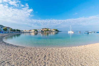 Apartment in Dalmatien mit Gartenblick