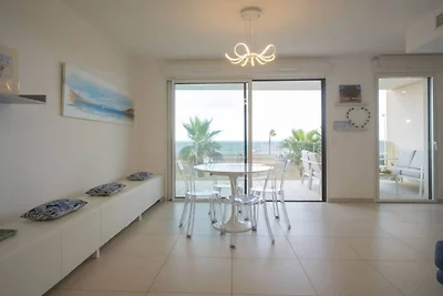 Apartment mit Balkon am Meer in Valras