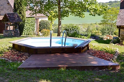 Charmantes Chalet mit privatem Pool in Thenon