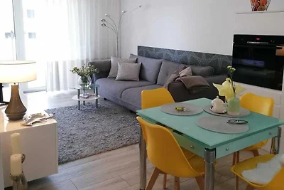 Wohnung nahe Ostsee mit Balkonblick