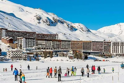 Wohnung in Tignes mit Seeblick & Ski