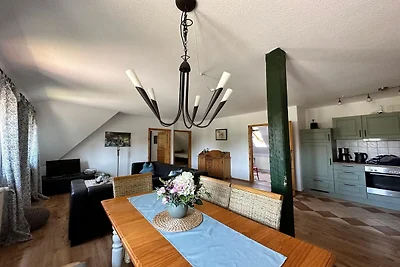 Ruim appartement in Dargun met zwembad