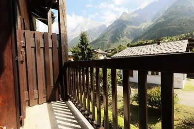 Apartment in Les Houches mit Blick auf den Mo...