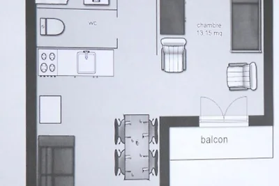 Geräumiges, voll ausgestattetes Apartment