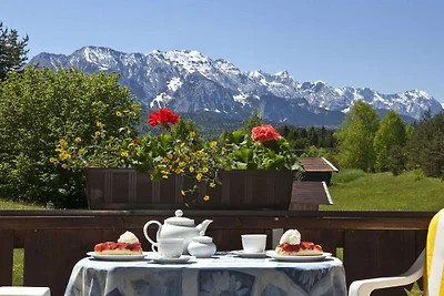 Ferienwohnung in Krün mit Schwimmbecken